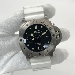 PANERAI WATCH LUMINOR PAM00305 SUBMERSIBLE 1950 OP6734 WITH CERT & BOX M05