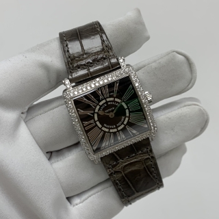 FRANCK MULLER WATCH MASTER SQUARE 6002 L QZ D WATCH ONLY (NOT MOVING) 53.9G 122
