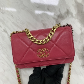 CHANEL BAG CHANEL19 AP0957 2WAY WALLET ON CHAIN WOC NO.29 W/CARD 29985703
