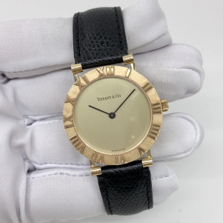 TIFFANY WATCH M0630 ATLAS 31MM QUARTZ YG750 30.28G