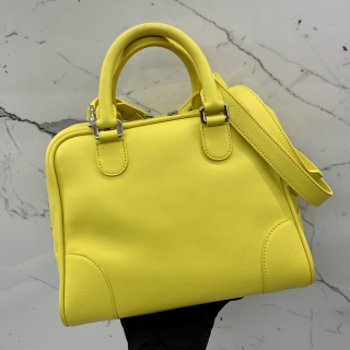 LOEWE BAG AMAZONA 75 BOSTON YELLOW 2WAY