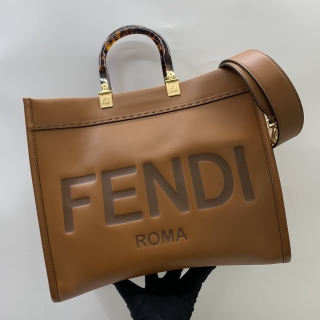 FENDI BAG SUNSHINE MEDIUM 2WAY BROWN 8BH386