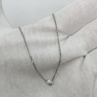 CARTIER FINE JEWELRY NECKLACE CRB7224515 WG750 D'AMOUR MINI 1PD FULL SET (YEAR 2024) 2.34G YKF236
