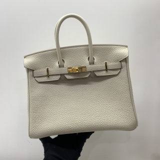 HERMES BAG BIRKIN 25 TOGO CRAIE GHW W STAMP