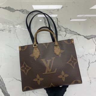 LOUIS VUITTON BAG REVERSE M45321 ON THE GO MM RFID