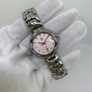 TAG HEUER WATCH LINK WAT1415 PINK DIAL WATCH ONLY 11PD EPM6870