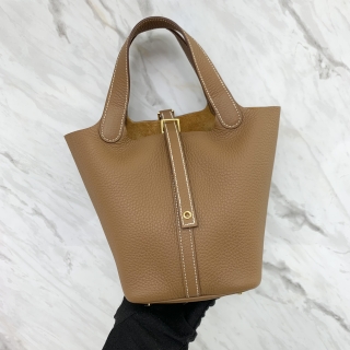 HERMES BAG PICOTIN 18 PM W STAMP GOLD CLEMENCE GHW