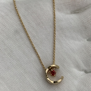 CHANEL FINE JEWELRY J13043 COCO CRUSH W/RUBY 750 8.0G NO CERT FE6496