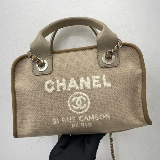 CHANEL BAG DEAUVILLE BOWLING, 2 WAY NO20 TWEED 20846088