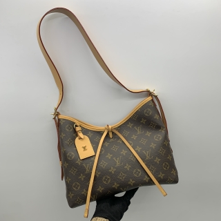 LOUIS VUITTON BAG MONOGRAM M46203 CARRYALL PM WITH POUCH RFID