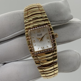 PIAGET WATCH 16053 M 401D TANAGRA YG750 85.3G WATCH ONLY NOT MOVING (BRACELET ONE PART BROKEN) 636947