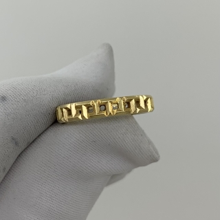 TIFFANY FINE JEWELRY RING ONLY  T TRUE NARROW YG750 3.07