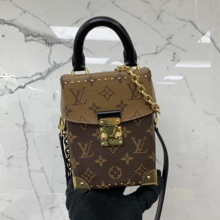 LOUIS VUITTON BAG MONOGRAM M82465 CAMERA BOX REVERSE COATED CANVAS 2WAY RFID AS0125