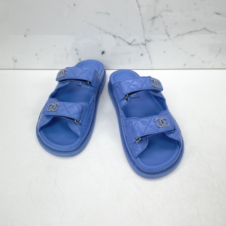 CHANEL SHOES SANDALS G45507 COCOMARK MATELASSE #36.5C