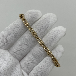TIFFANY FINE JEWELRY BRACELET BRACELET ONLY HARDWEAR SMALL LINK RG750 15.8G