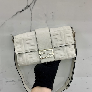 FENDI BAG 7VA472 WHITE SHOULDER