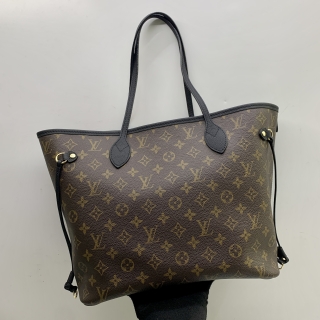 LOUIS VUITTON BAG MONOGRAM M11946 NEVERFULL INSIDE OUT MM W/POUCH RFID