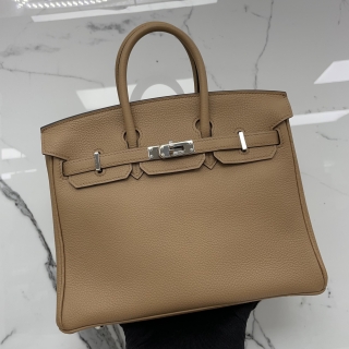 HERMES BAG BIRKIN 25 CHAI PHW U STAMP (NO ACCESORIES) UMS 923 NS