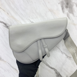 DIOR BAG SADDLE CROSSBODY BAG GREY 26-BO-0211