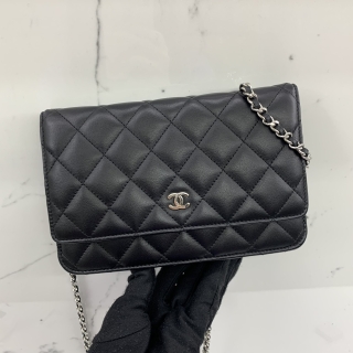 CHANEL BAG LAMBSKIN SHW WALLET ON CHAIN NO.18 NC 18411876