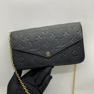 LOUIS VUITTON SLG EMPREINTE POCHETTE FELICIE W/2 INSERTS RFID M82477