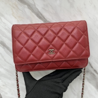 CHANEL BAG MATELASSE AP0250 WALLET ON CHAIN RED SHW NO.20 NC 20579727