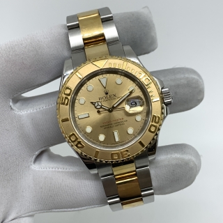 ROLEX WATCH OYSTER PERPETUAL 16623 YACHT MASTER FULL SET YEAR 2011 111N14R0