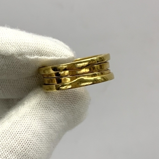 BVLGARI FINE JEWELRY RING BZERO ONE YG 750 #58  9.04G