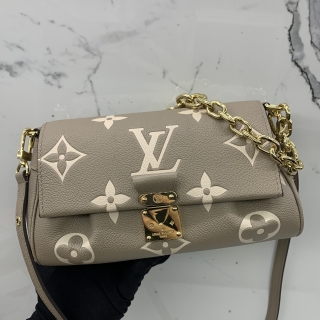 LOUIS VUITTON BAG EMPREINTE FAVORITE BICOLOUR MONOGRAM SHOULDER RFID M45836