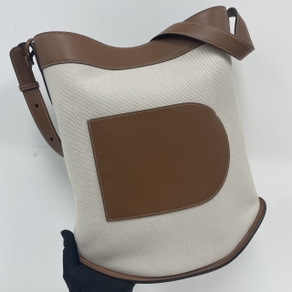 DELVAUX BAG PIN SHOULDER CANVAS