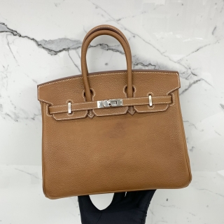 HERMES BAG BIRKIN 25 TOGO Z STAMP GOLD PHW