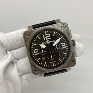 BELL & ROSS WATCH BR 01-94 CHRONOGRAPHE WATCH & STRAP ONLY BR 01-94-T-00714