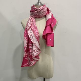 HERMES SCARF CLAIRE DE LUNE FUSCHIA 140CM CIRCULAR SCARF