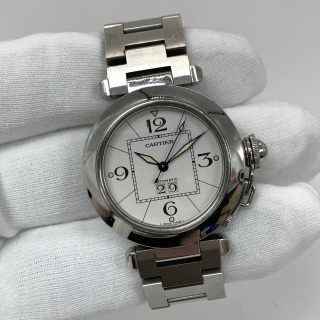 CARTIER WATCH PASHA W31055M7 BIG DATE AUTOMATIC W/CERT 2003 2475130501PB