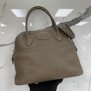 HERMES BAG BOLIDE 31 TAURILLON CLEMENCE ETOUPE PHW T STAMP