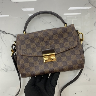 LOUIS VUITTON BAG DAMIER CROISETTE 2WAY N53000 FL0260