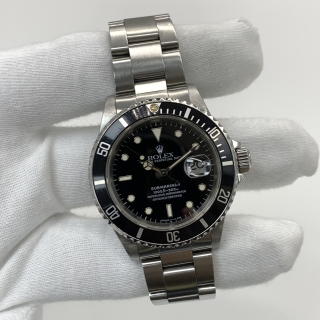 ROLEX WATCH SUBMARINER 16610 BLACK DIAL WATCH ONLY