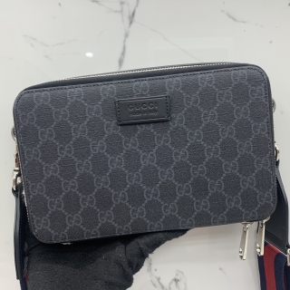 GUCCI BAG GG 774161 SHOULDER CROSSBODY SUPREME BLACK