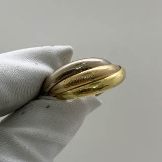 CARTIER FINE JEWELRY RING AU750 TRINITY RING ONLY #58 10.60G CNT087