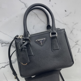 PRADA BAG SAFFIANO 1BH907 2WAY MINI BLACK