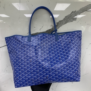 GOYARD BAG SAINT LOUIS GM TOTE BLUE W/POUCH MAE120240