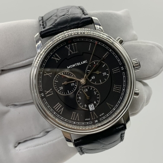 MONTBLANC WATCH BOHEME 7374 PLHH3TNB HERITAGE CHRONOMETRIE WATCH QZ FULLSET