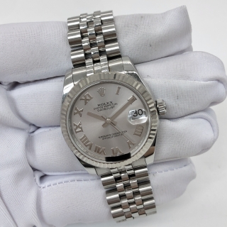 ROLEX WATCH OYSTER PERPETUAL 178274 DATEJUST ROMAN INDEX W/CERT 2009