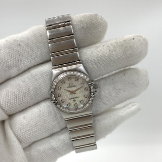 OMEGA WATCH CONSTELLATION 1460.75.00 14607500 DIAMOND MOP FULL SET 2007 59937960