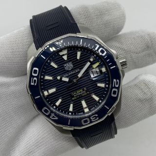 TAG HEUER WATCH AQUARACER CALIBRE 5 AUTOMATIC WAY201B.FT6150 (WATCH & BOX ONLY) RTN1323