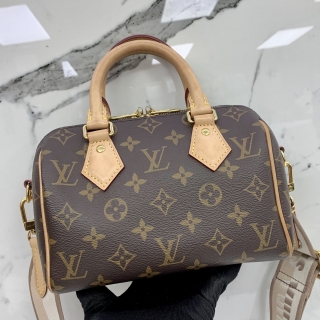 LOUIS VUITTON BAG MONOGRAM M46222 SPEEDY 20 BANDOULIERE RFID (NO LOCK NO KEY)