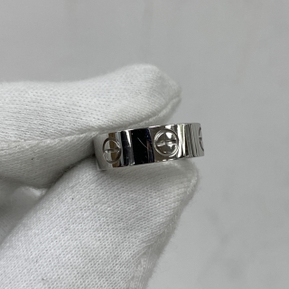 CARTIER FINE JEWELRY RING LOVE RING ONLY 6.63G WG AU750 #46