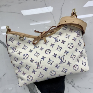 LOUIS VUITTON BAG JACQUARD CARRYALL PM MULTICOLOUR M24707 (NO TAG, W POUCH)