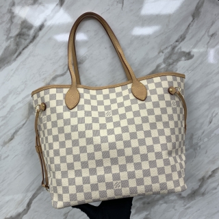 LOUIS VUITTON BAG AZUR N41605 NEVERFULL MM NEW VERSION RFID