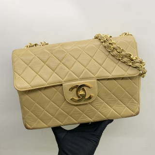 CHANEL BAG MATELASSE DEKA COCO SINGLE FLAP 30CM, NO CARD, NO.3 3994464